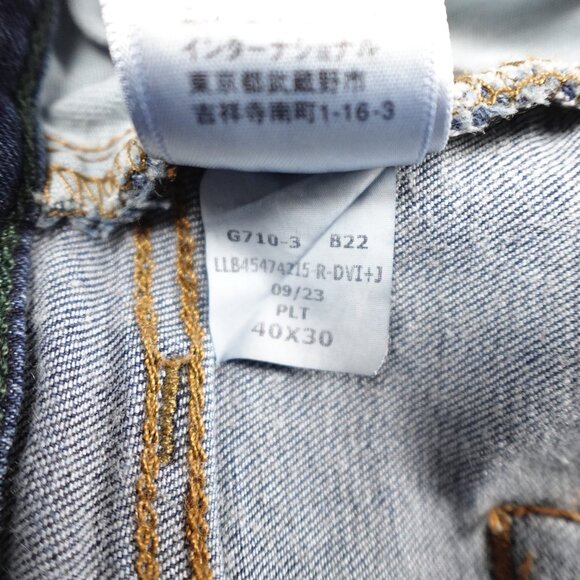 L.L. Bean BeanFlex Standard Fit Jeans Men's 40x30 Stretch Denim - Picture 5 of 11